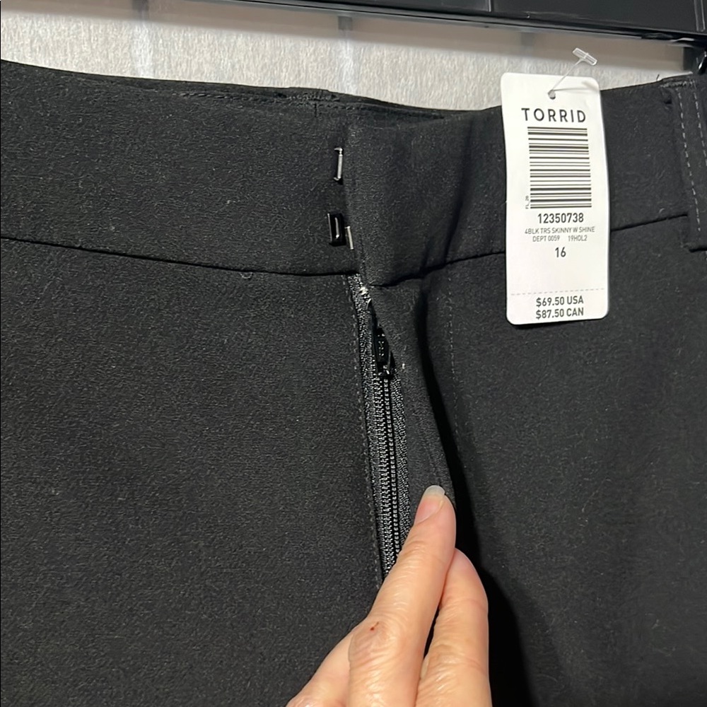 Sky High Trouser - Black & Ombre Sequin, Sz 16 - Picture 2 of 8